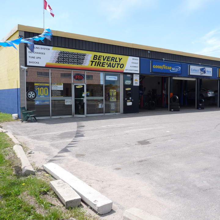 Beverly Tire & Auto | car repair | 34 Anne St S, Barrie, ON L4N 5S8, Canada | 7057266443 OR +1 705-726-6443