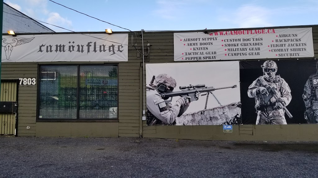 Camouflage Military Surplus Burnaby | 7803 Edmonds St, Burnaby, BC V3N 1B9, Canada | Phone: (604) 259-3999