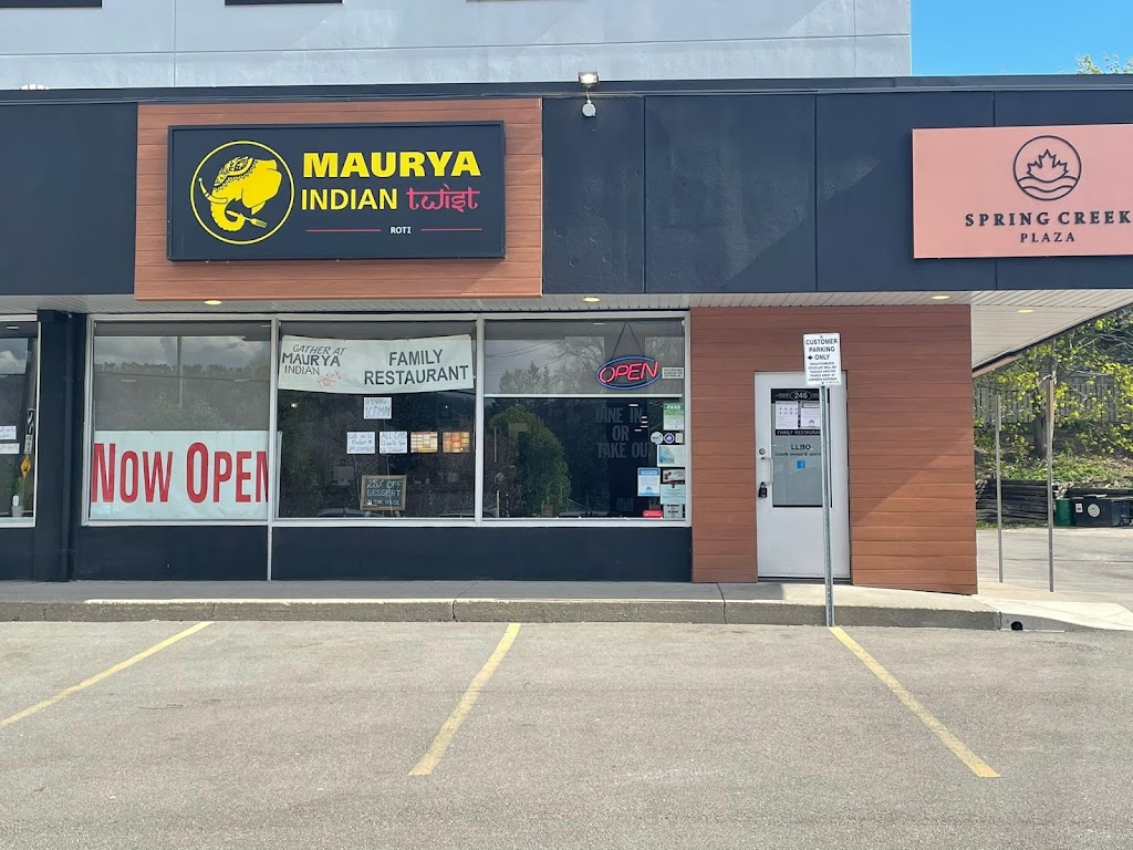 Maurya Indian Twist (Dundas) | 246 Governors Rd, Dundas, ON L9H 3K2, Canada | Phone: (289) 238-8229