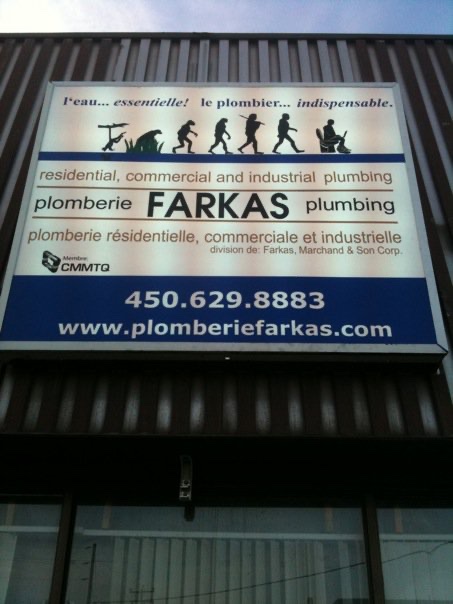 Plomberie Farkas | 1467 Rue Cunard, Laval, QC H7S 2H8, Canada | Phone: (450) 629-8883