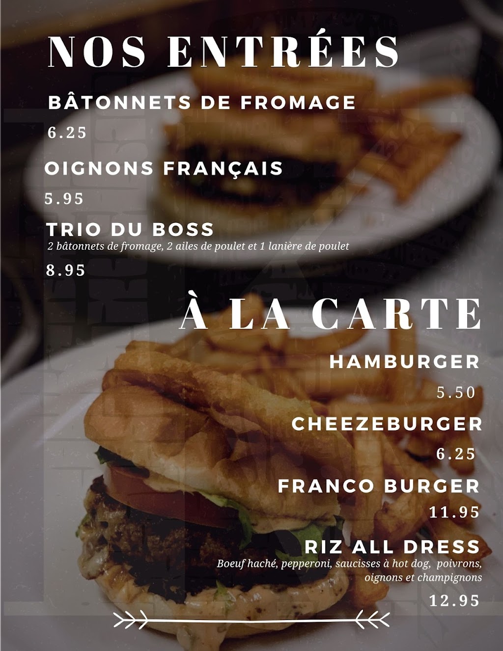 Restaurant Bar Le Kastelet | 160 Rue Principale, Girardville, QC G0W 1R0, Canada | Phone: (418) 258-3434