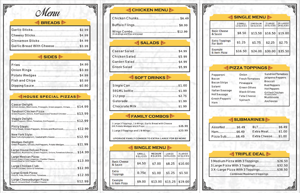 Pizza Express And Subs | 11 Foundry St, Baden, ON N3A 2P8, Canada | Phone: (519) 634-8101