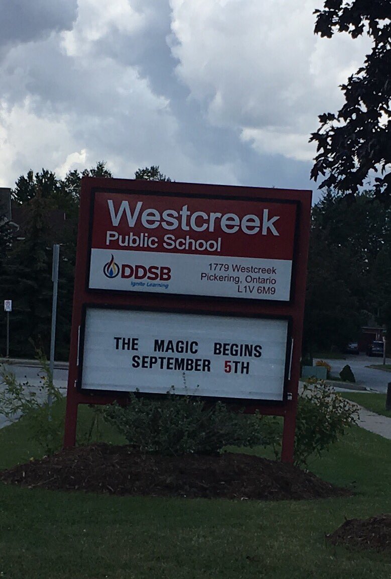 Westcreek Public School | 1779 Westcreek Dr, Pickering, ON L1V 6M9, Canada | Phone: (905) 509-5437