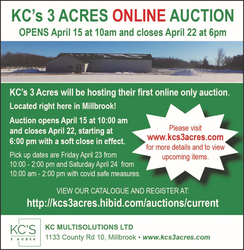 KCs 3 Acres | 1133 Peterborough County Rd 10, Millbrook, ON L0A 1G0, Canada | Phone: (705) 932-5032
