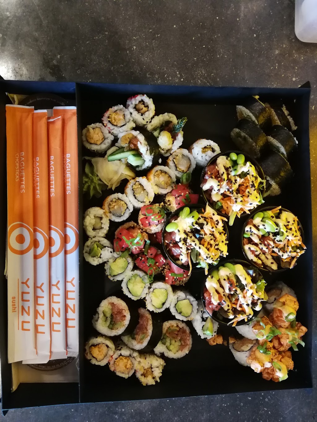 Yuzu sushi | 18275 Boul de Versailles Bat A, Mirabel, QC J7J 0R6, Canada | Phone: (450) 419-4440