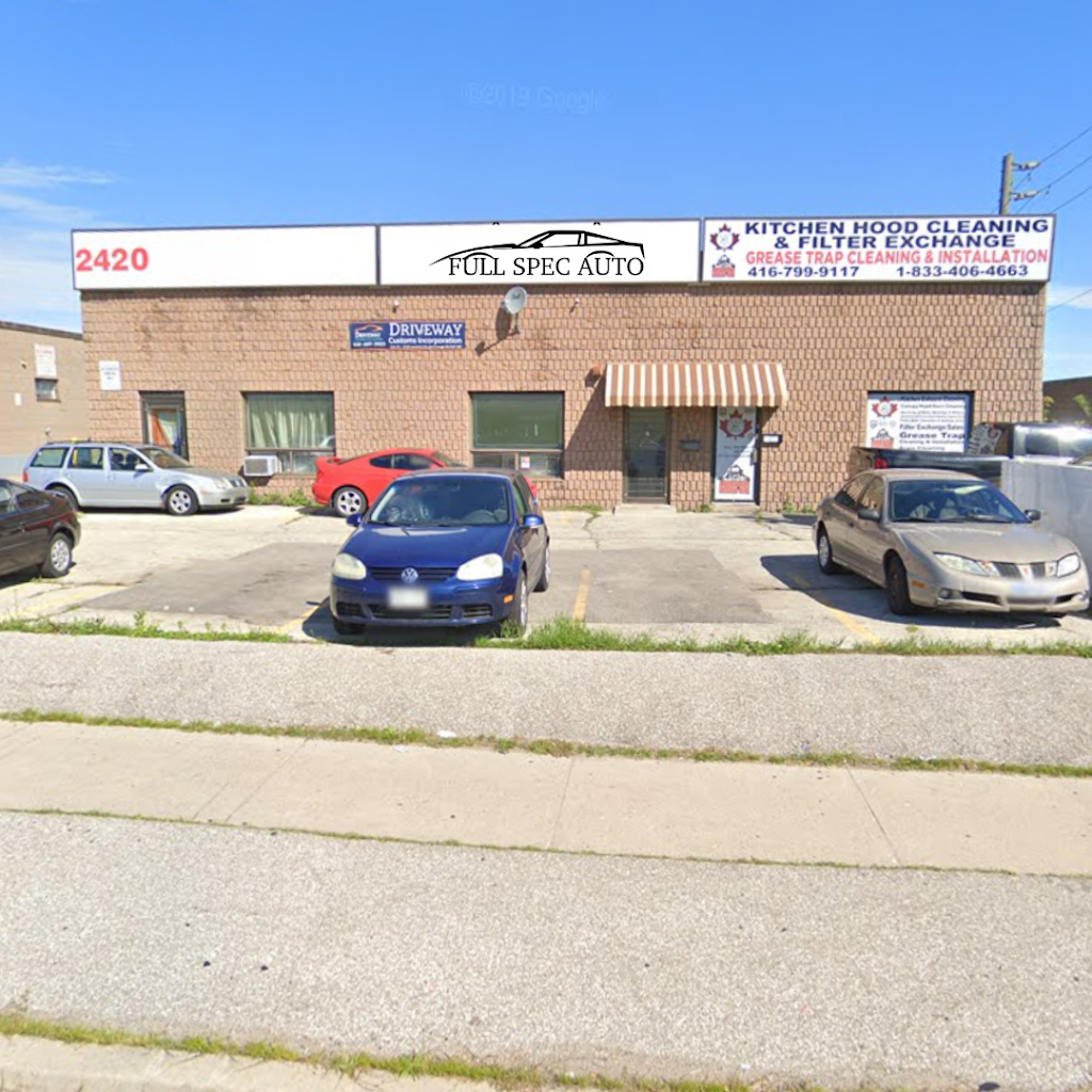 Full Spec Auto Group | 2420 Lawrence Ave E Unit #2, Scarborough, ON M1P 2R6, Canada | Phone: (647) 336-3664