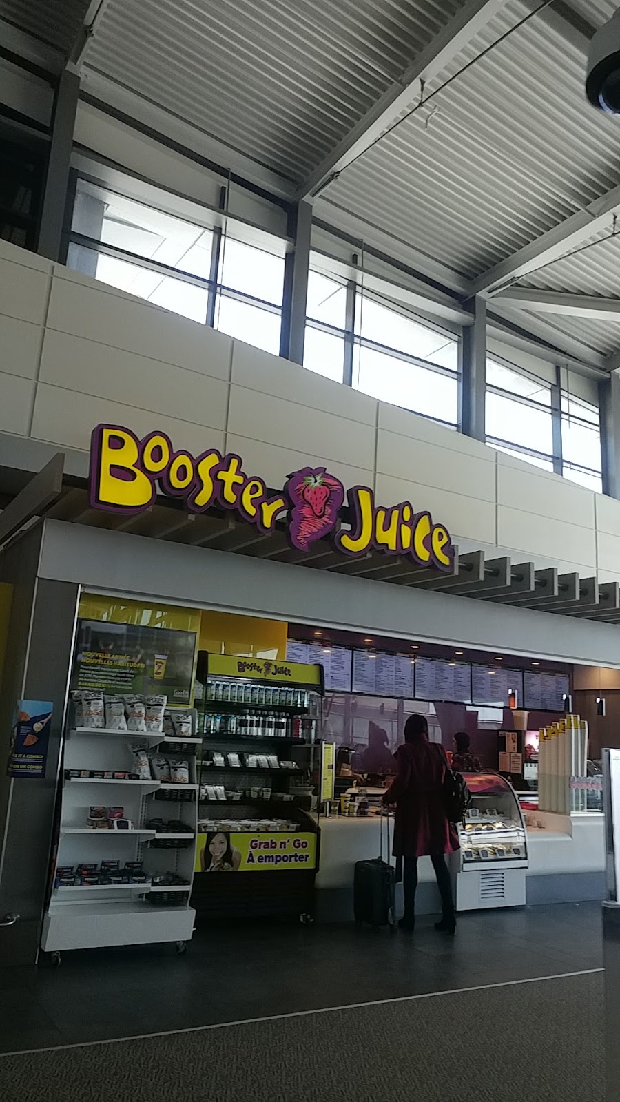 Booster Juice | International Airport Ottawa Post Security, Ottawa, ON K1V 9B4, Canada | Phone: (613) 248-2069