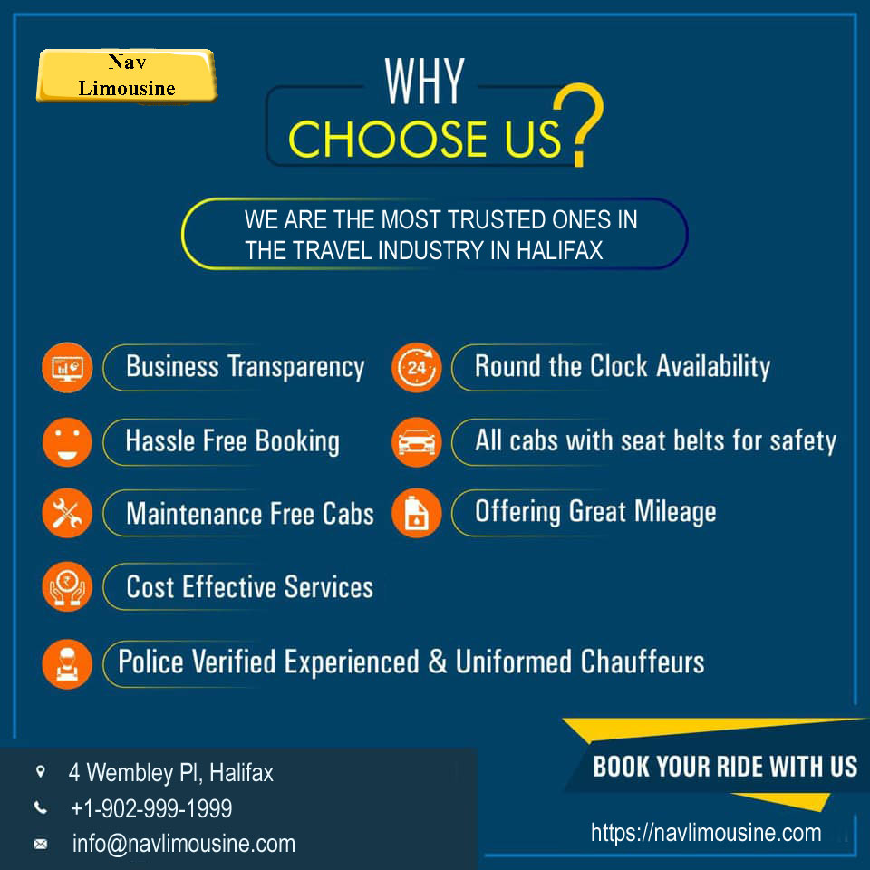 Airport Taxi Service Halifax NS - Nav Limousine & Taxi | 4 Wembley Pl, Halifax, NS B3S 1E6, Canada | Phone: (902) 999-1999
