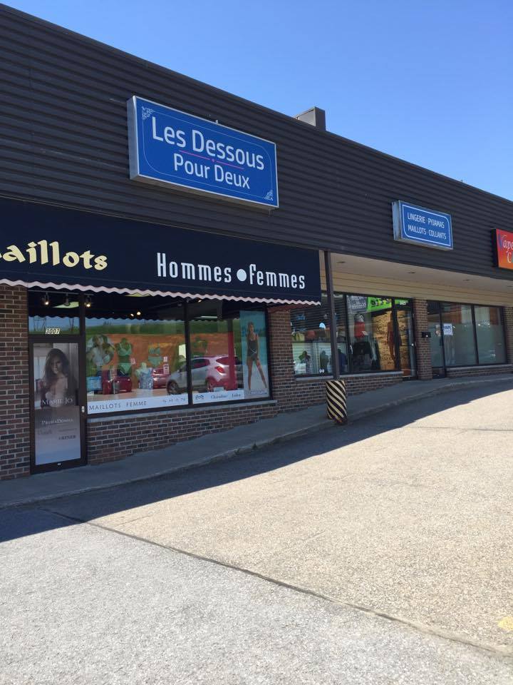 LES DESSOUS POUR DEUX | clothing store | 3007 Côte Rosemont, Trois-Rivières, QC G8Y 4R9, Canada | 8196912270 OR +1 819-691-2270