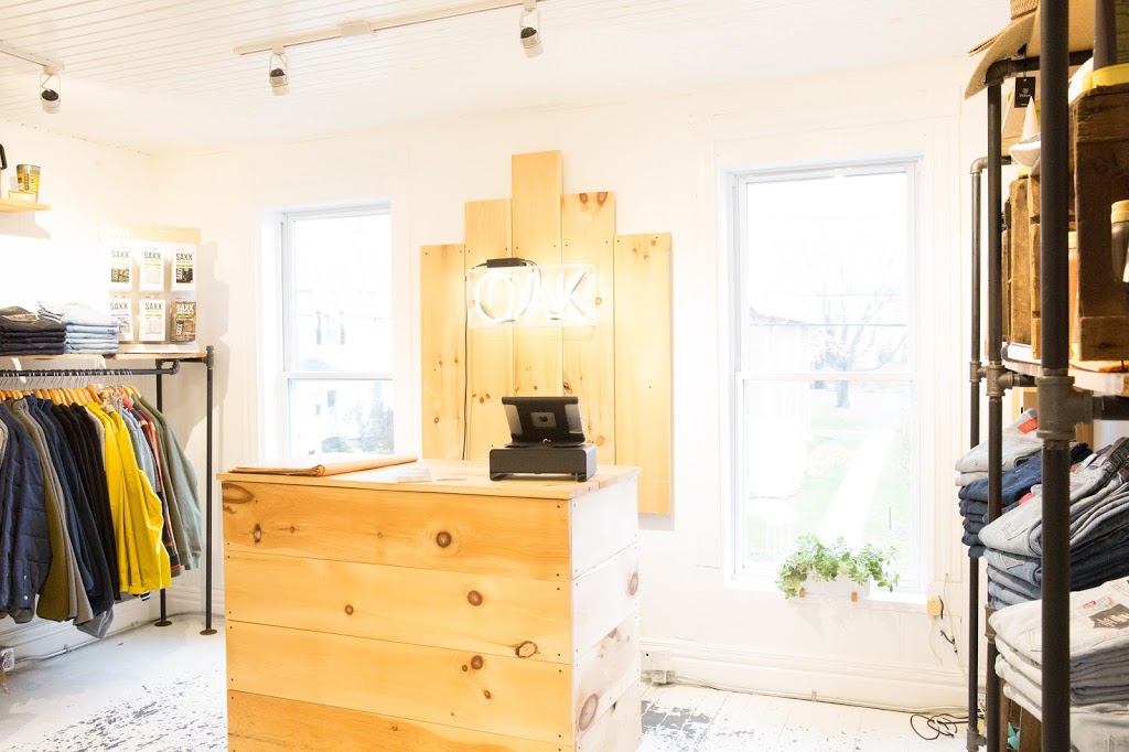 OAK CLOTHING CO. | 303 Wellington Main St, Wellington, ON K0K 3L0, Canada | Phone: (613) 399-1763
