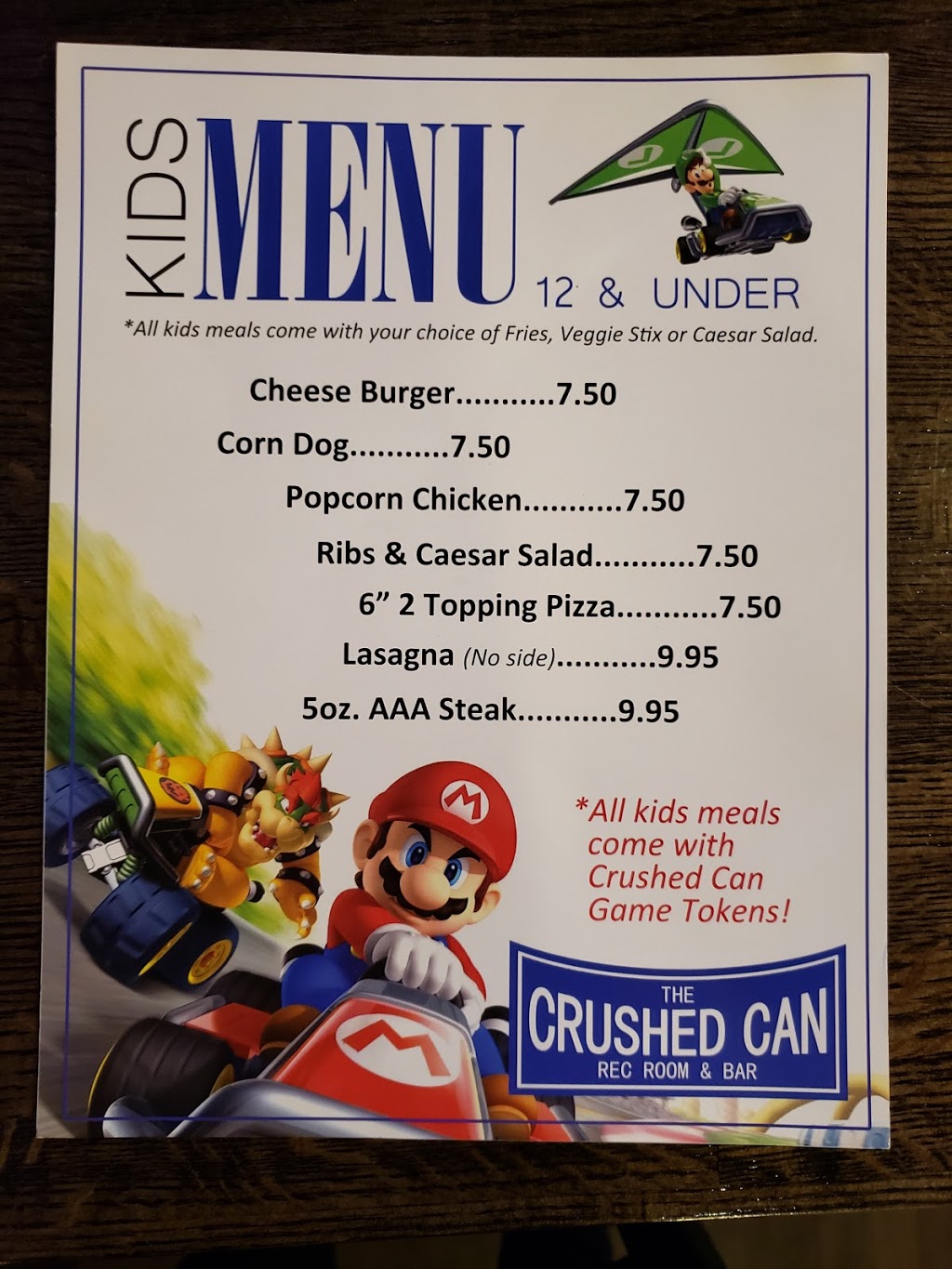 The Crushed Can Rec Room & Bar | 82 Manitoba St W, Moose Jaw, SK S6H 1P7, Canada | Phone: (306) 694-4900