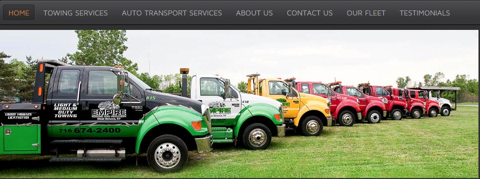 Empire Towing & Recovery | 506 Bullis Rd, West Seneca, NY 14224, USA | Phone: (716) 628-0128