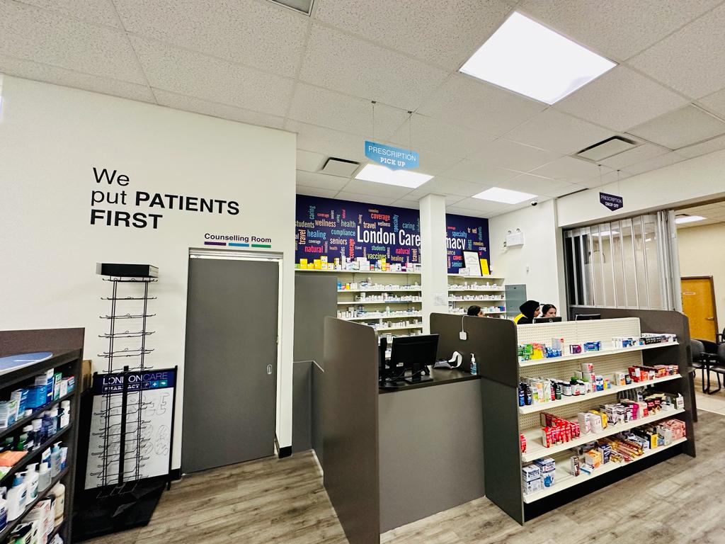 London Care Pharmacy North | 1261 Beaverbrook Ave, London, ON N6H 4L1, Canada | Phone: (519) 642-9490