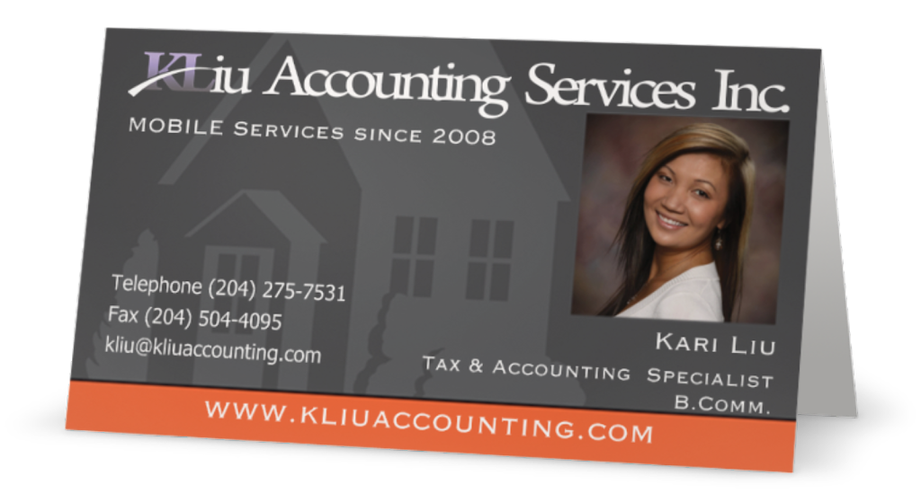 K Liu Accounting Services Inc. | 96 Arpin Bay, Winnipeg, MB R3X 2C5, Canada | Phone: (204) 202-3786