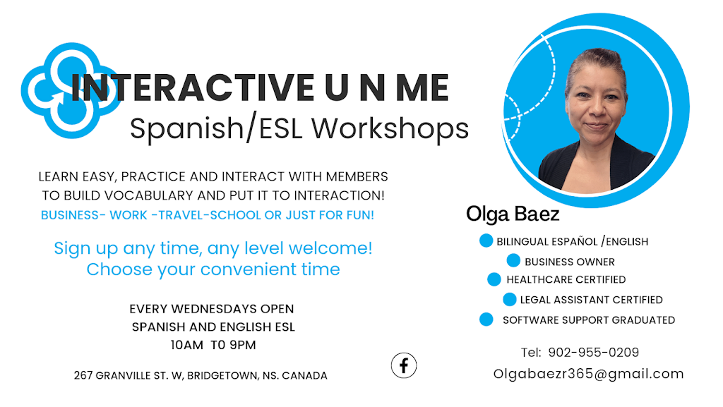 Interactive U n Me Language Workshops | West, Bridgetown, NS B0S 1C0, Canada | Phone: (902) 955-0209