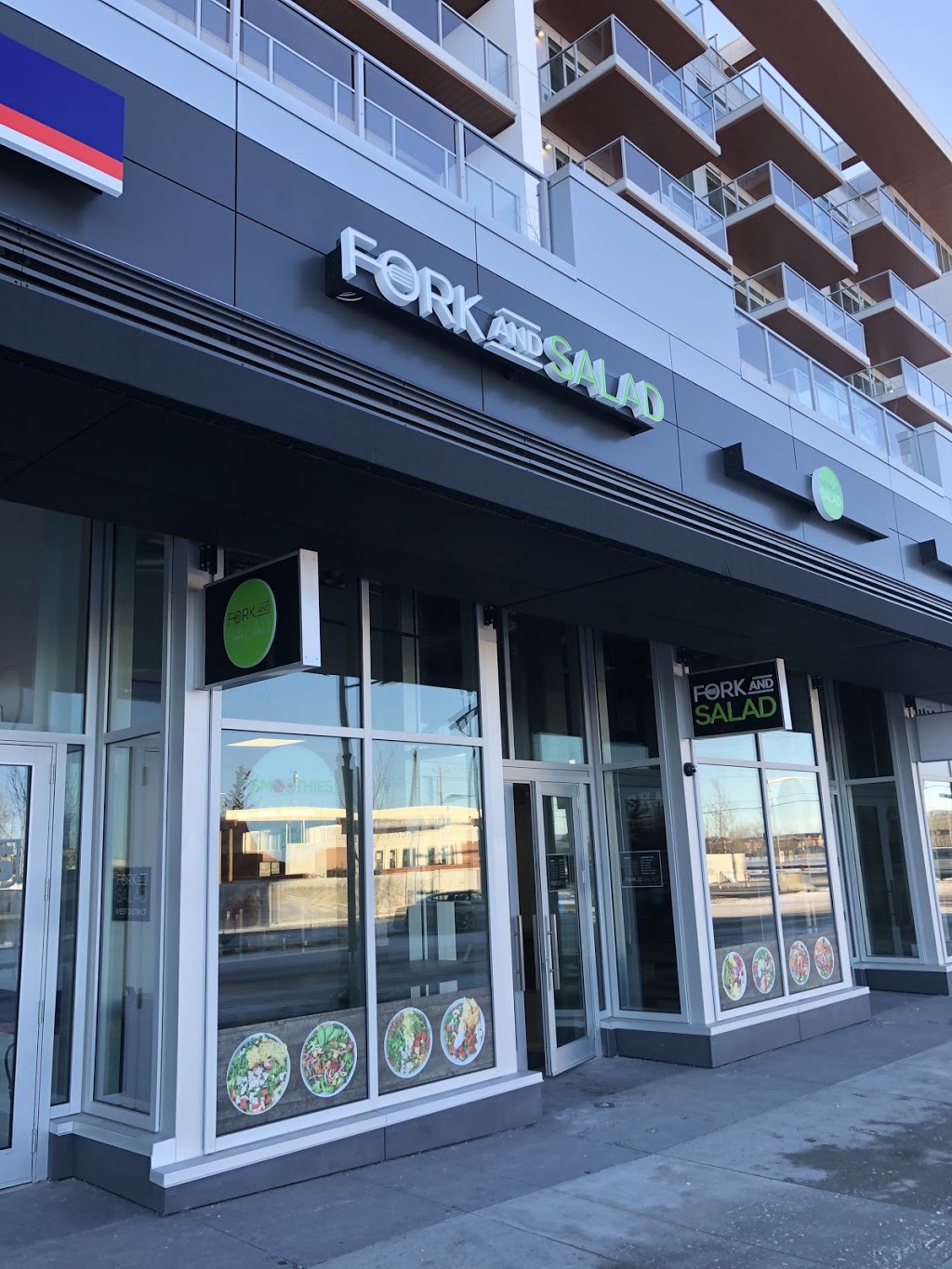 Fork and Salad West District | 8525 Broadcast Ave SW, Calgary, AB T3H 4C7, Canada | Phone: (403) 475-5858