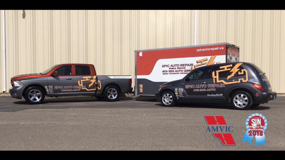 Epic Auto Repair | Stewart siding industrial park, 411 Trackside Dr, Lethbridge, AB T0K 0T0, Canada | Phone: (403) 393-2886