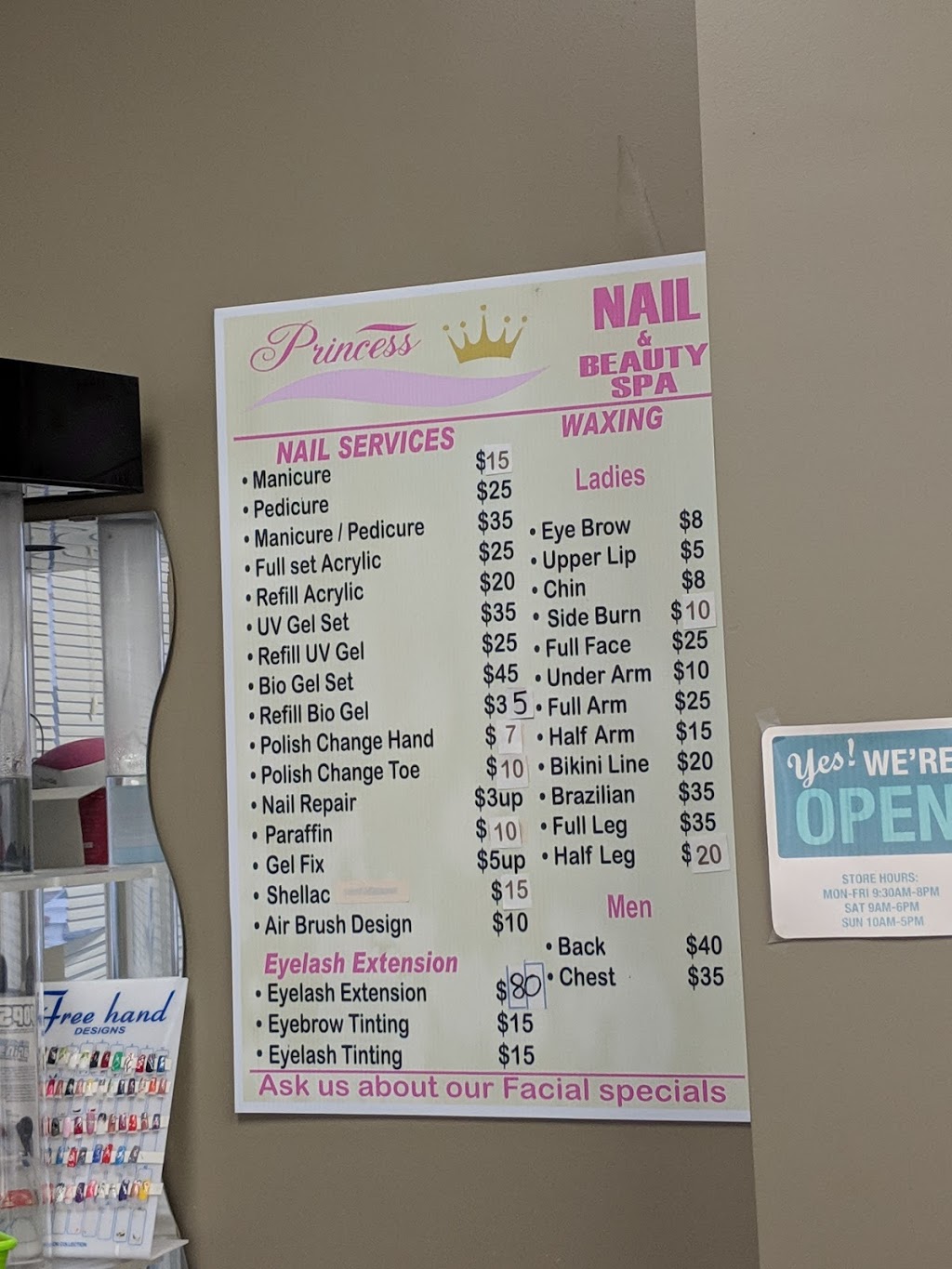 Princess Nail & Beauty Spa | 9730 Dufferin St, Maple, ON L6A 1S2, Canada | Phone: (905) 832-1187