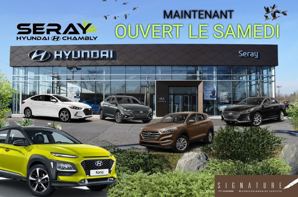 Seray Hyundai | 730 Boulevard de Périgny, Chambly, QC J3L 1W3, Canada | Phone: (450) 658-4482