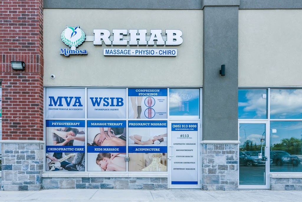Mimosa Rehab | 275 Gardenbrooke Trail Unit # 113, Brampton, ON L6P 4M6, Canada | Phone: (905) 913-6000