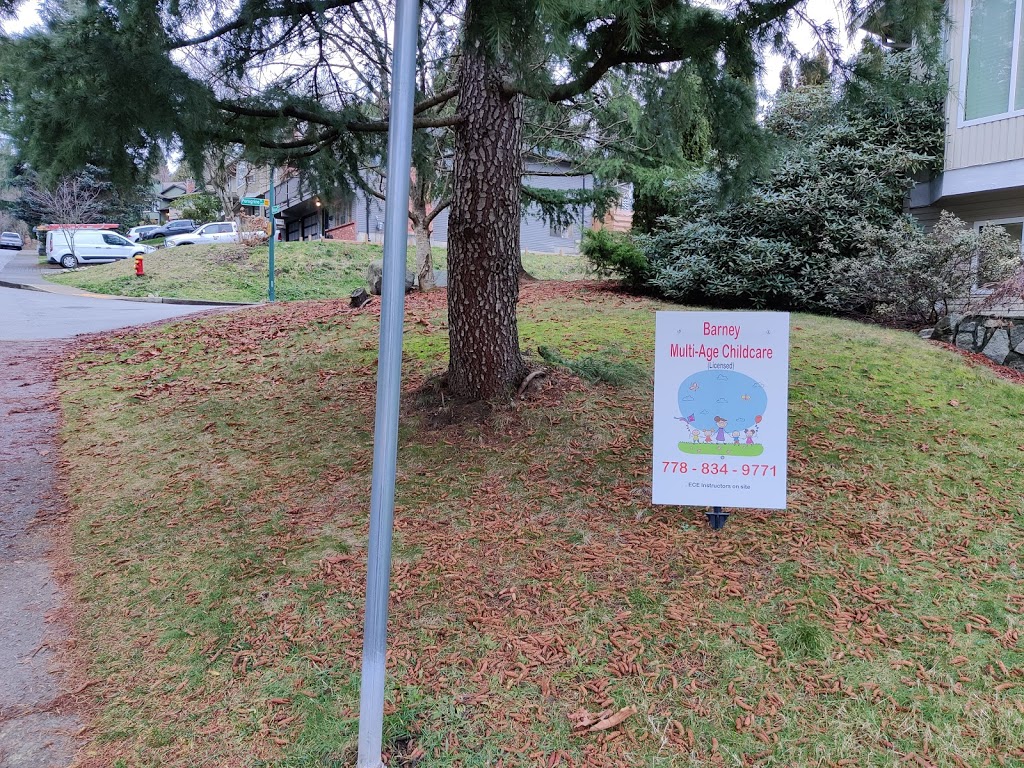 Barney multi-age childcare | 1265 Falcon Dr, Coquitlam, BC V3E 1X9, Canada | Phone: (604) 219-0122
