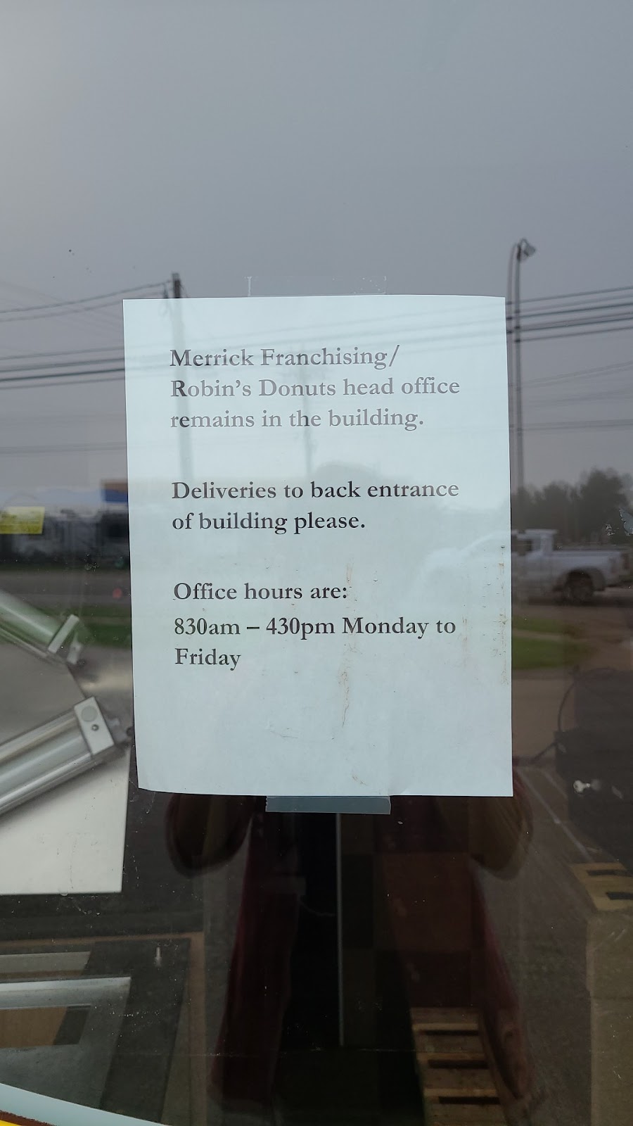 Robins Donuts | 473 Malpeque Rd, Winsloe, PE C1E 1Z2, Canada | Phone: (902) 628-8426