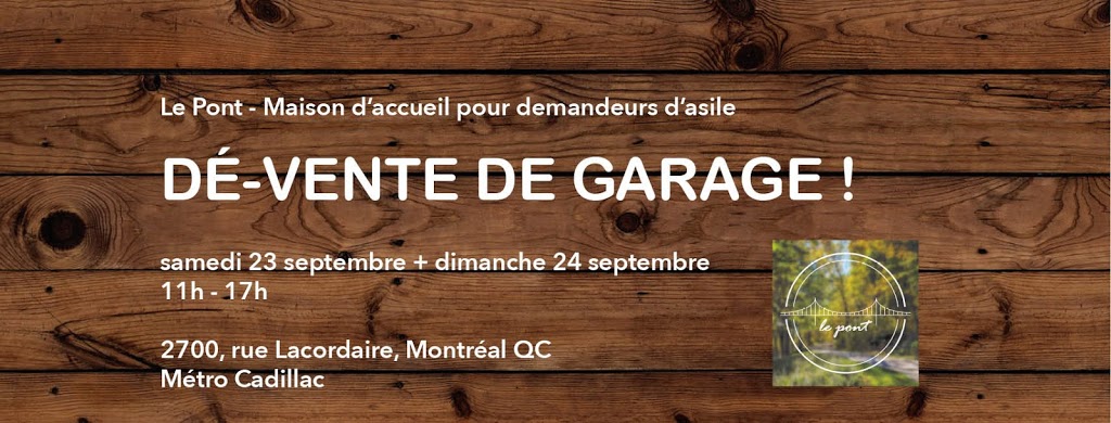 Le Pont | 2700 Rue Lacordaire, Montréal, QC H1N 1R5, Canada | Phone: (514) 715-5847