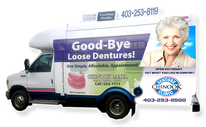 Chinook Denture Clinic | 6455 Macleod Trail SW, Calgary, AB T2H 0K9, Canada | Phone: (403) 253-9050