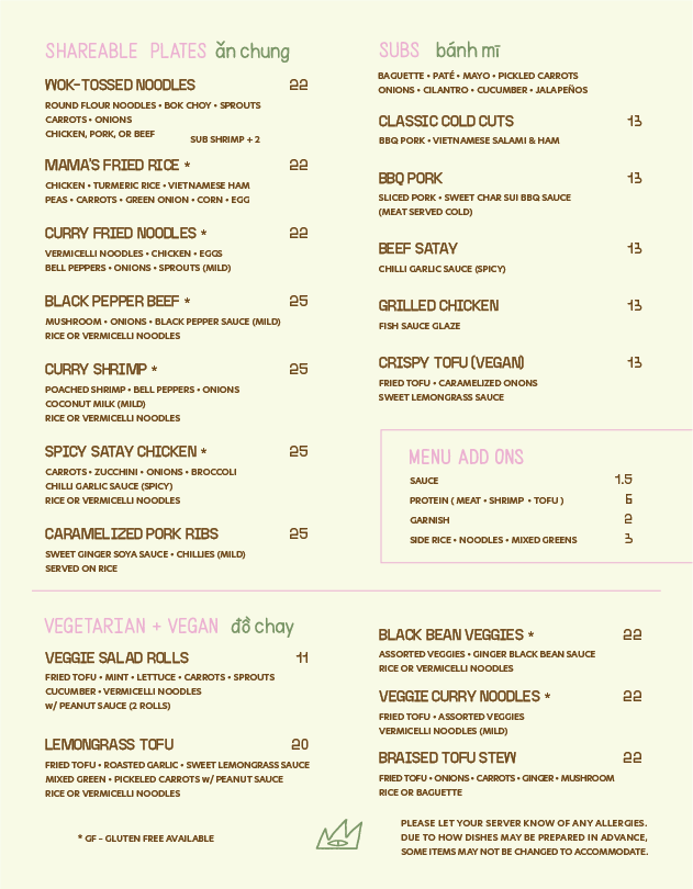 MAMA LA Vietnamese Cuisine | 8 Aquitania Blvd W #50, Lethbridge, AB T1J 5L4, Canada | Phone: (403) 394-2718