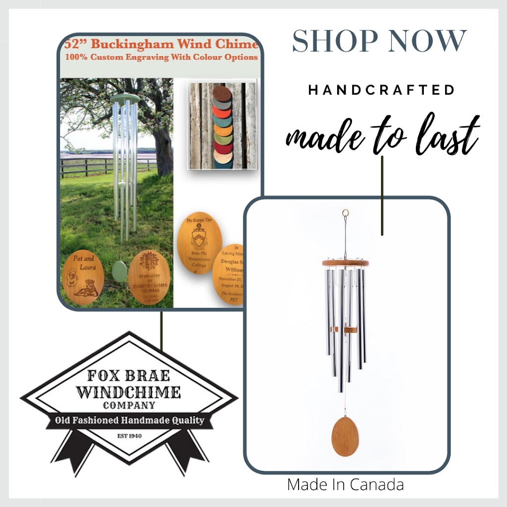 Fox Brae Windchimes ( Handcrafted and Engraved ) | 1867 NS-359, Centreville, NS B0P 1J0, Canada | Phone: (902) 907-2970