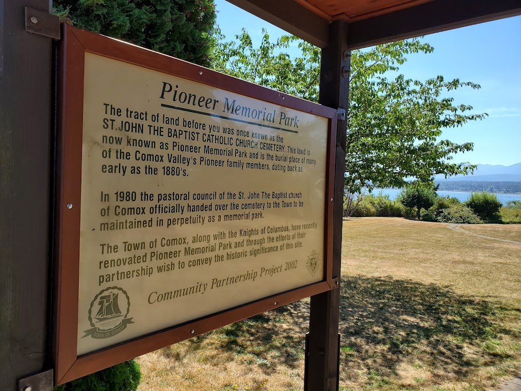 Pioneer Memorial Park | 152 Manor Dr, Comox, BC V9M 1C7, Canada | Phone: (250) 339-2202