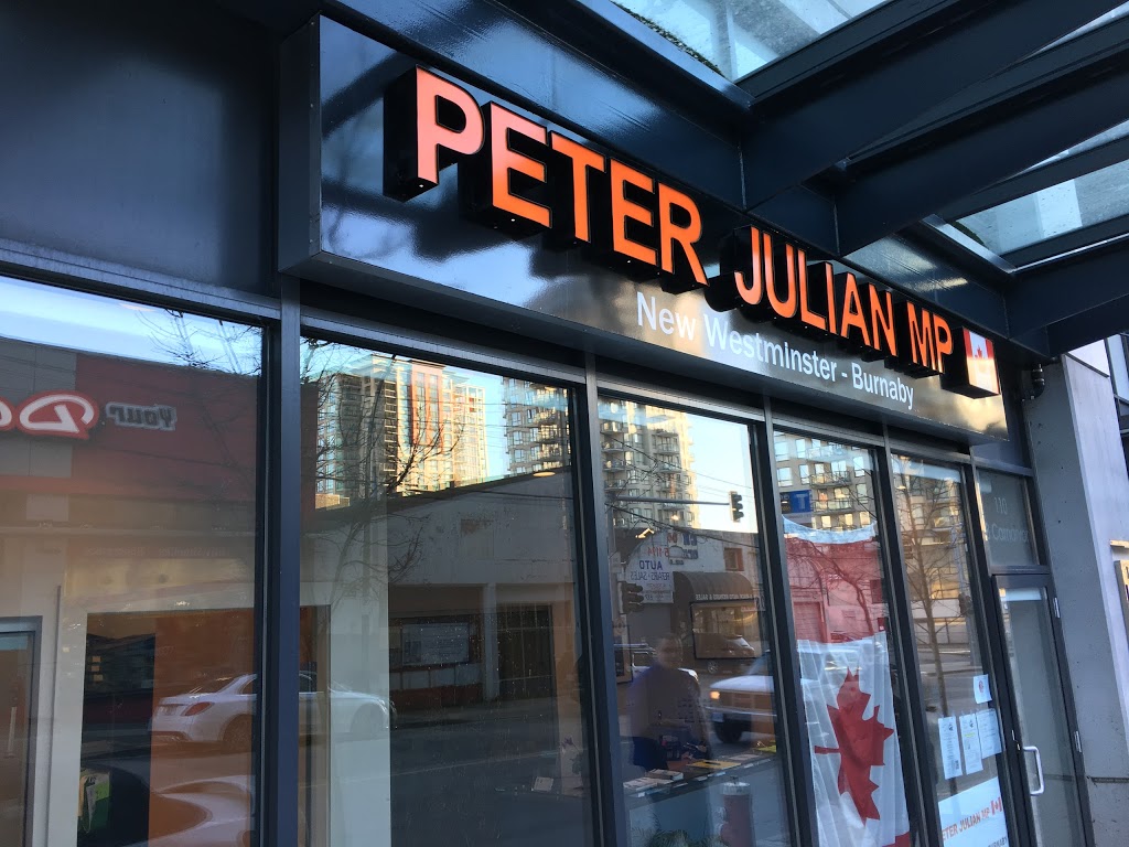 MP PETER JULIAN | 888 Carnarvon St #110, New Westminster, BC V3M 0C6, Canada | Phone: (604) 775-5707