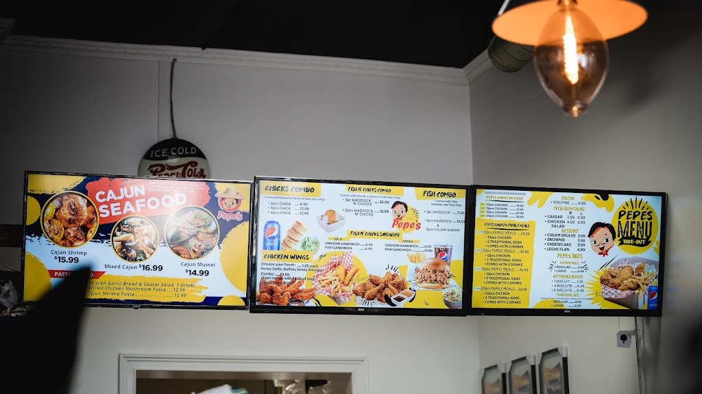 Pepes Fish N Chicks | 717 Talbot St, St Thomas, ON N5P 1E1, Canada | Phone: (519) 207-2021