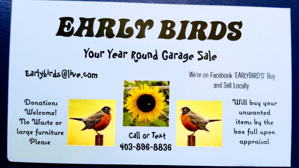 Early Birds | store | 1259-10, Township Rd 340, Olds, AB T4H 1P4, Canada | 4038968836 OR +1 403-896-8836