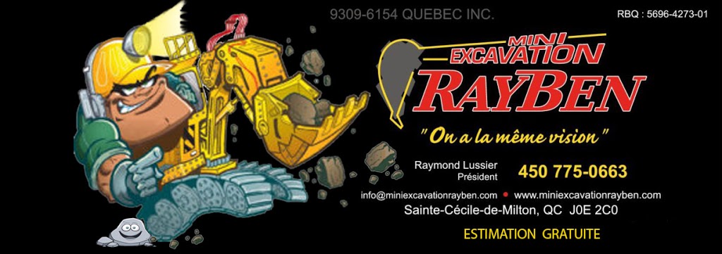 Mini Excavation Rayben | 124 Rte 137 Nord, Sainte-Cécile-de-Milton, QC J0E 2C0, Canada | Phone: (450) 775-0663