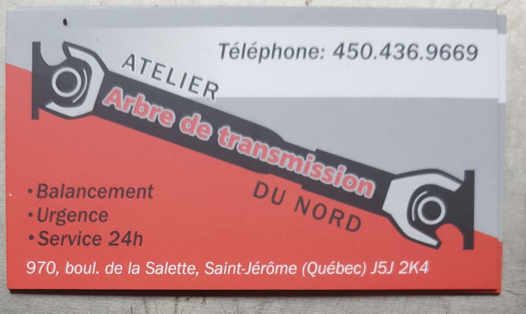 Driveshaft Du Nord | 970 Boulevard de la Salette, Saint-Jérôme, QC J5L 2K1, Canada | Phone: (450) 436-9669