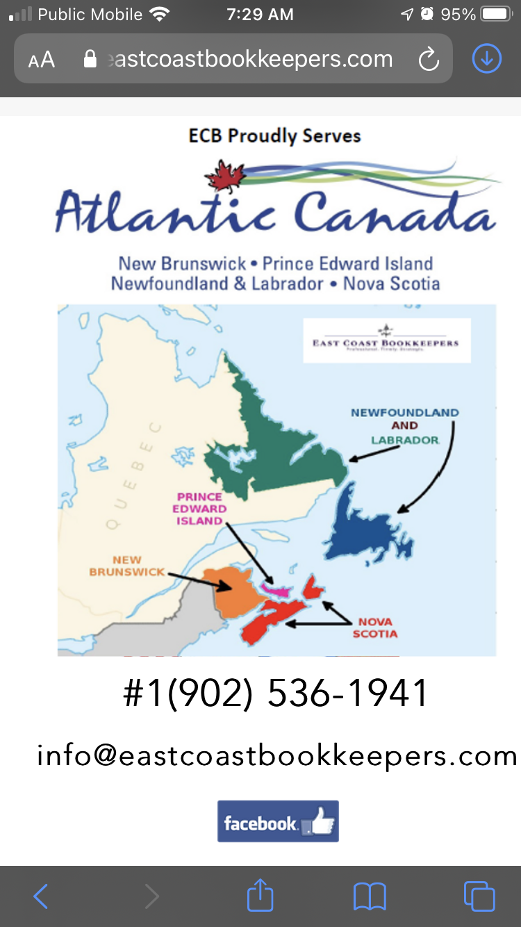 East Coast Bookkeepers | 232 Fairmont Rd, Antigonish, NS B2G 2K9, Canada | Phone: (902) 318-5709
