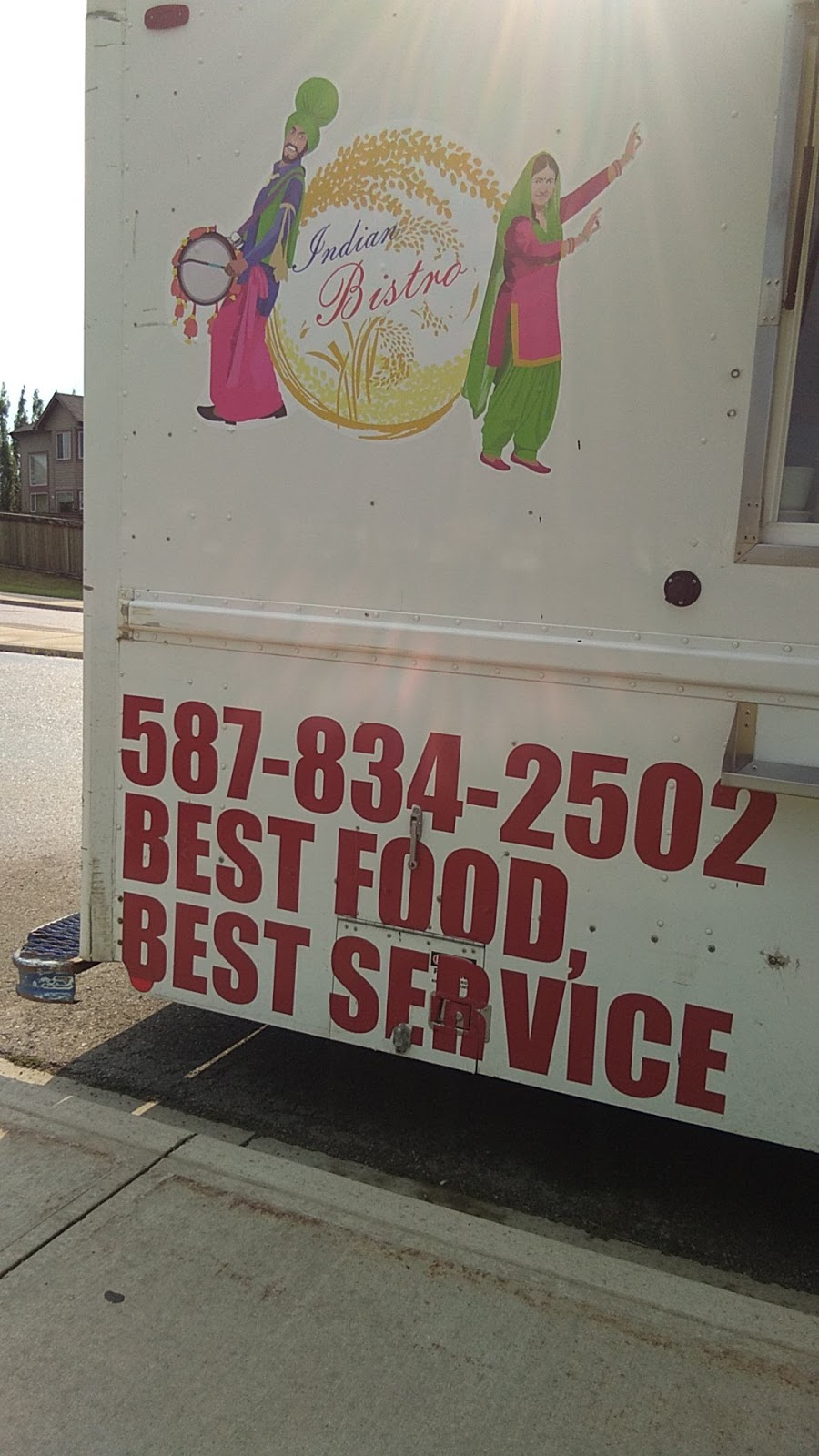 Indian Bistro on the wheels | 80 Ave NE, Calgary, AB T3J, Canada | Phone: (587) 834-2502