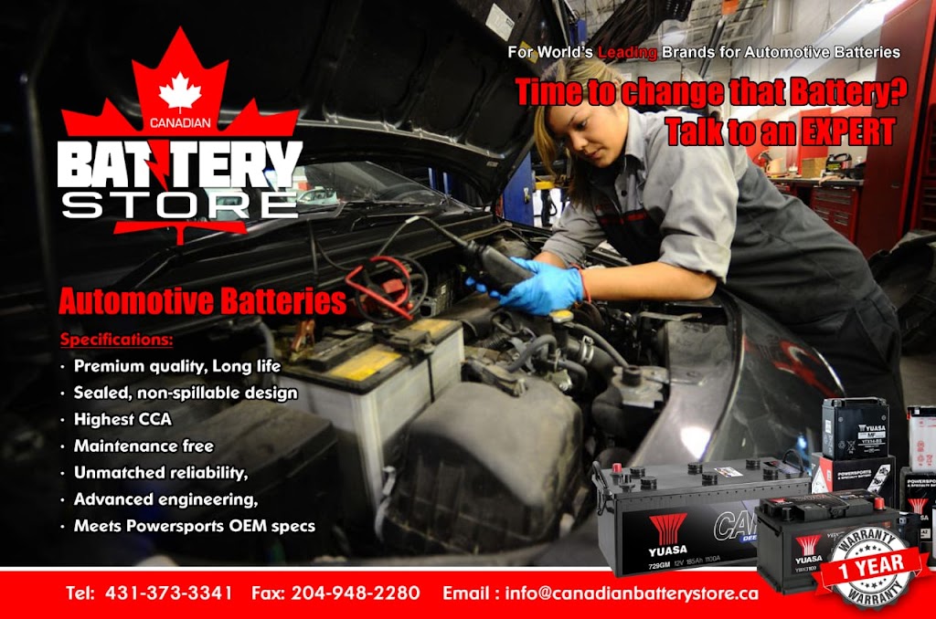 CANADIAN BATTERY STORE | 1600 Kenaston Blvd #210, Winnipeg, MB R3P 0Y4, Canada | Phone: (204) 400-8316
