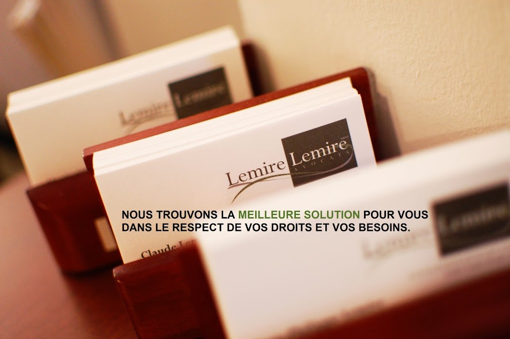 Lemire Lemire avocats s.e.n.c.r.l. | 2724 Chemin Ste Marie, Mascouche, QC J7K 1M8, Canada | Phone: (450) 966-1055