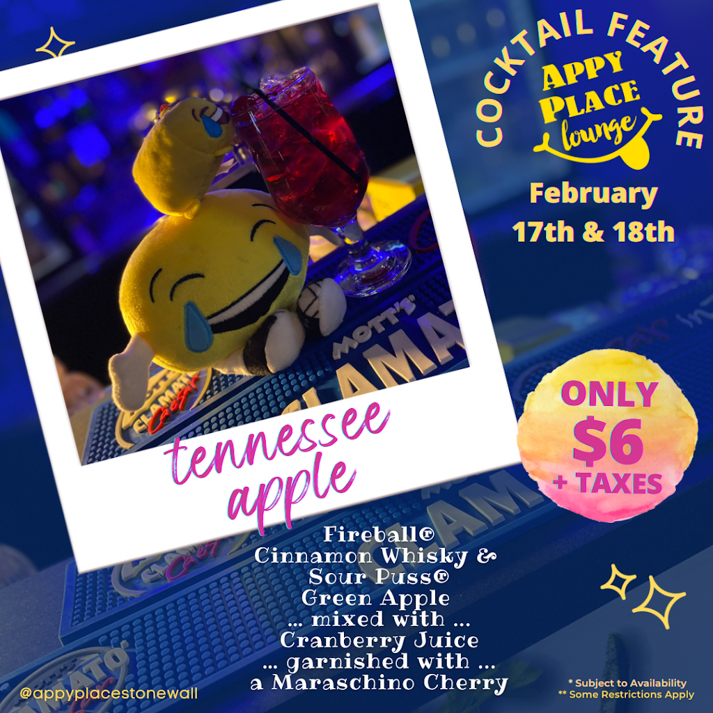 Appy Place Lounge | 363 Main St, Stonewall, MB R0C 2Z0, Canada | Phone: (204) 467-9890