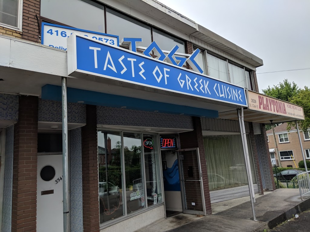 Taste Of Greek Cuisine | 3541 St Clair Ave E, Scarborough, ON M1K 1L6, Canada | Phone: (416) 283-9573