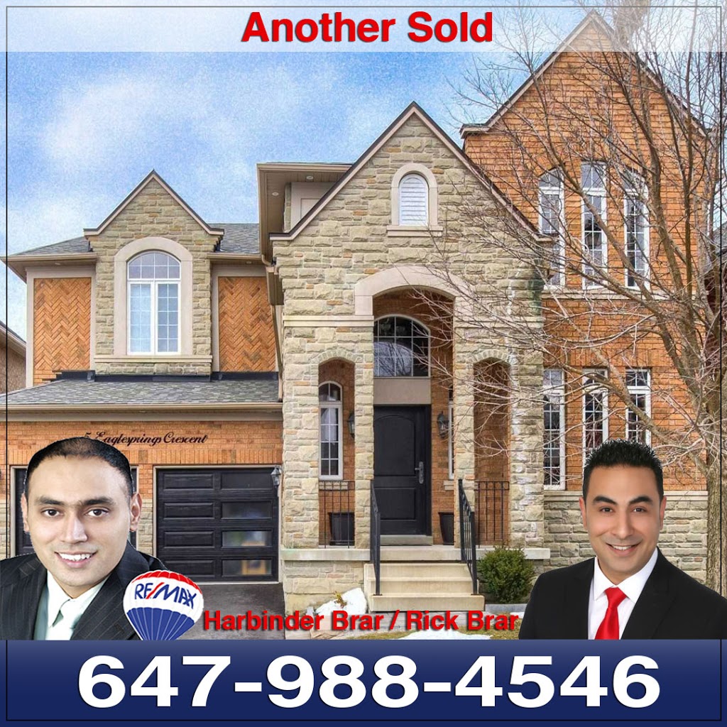 Harbinder Brar Broker - #1 Realtor in Entire L6P Brampton | 164 Sandalwood Pkwy E Suite 209, Brampton, ON L6Z 3S4, Canada | Phone: (647) 988-4546