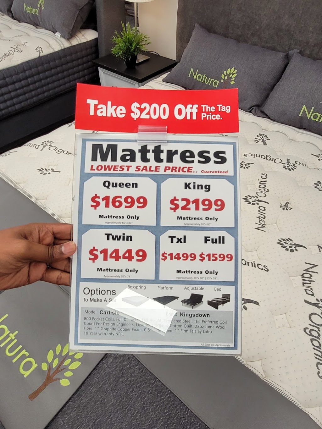 Mattress Mart | 1195 St. Laurent Blvd, Ottawa, ON K1K 3B8, Canada | Phone: (613) 744-7978