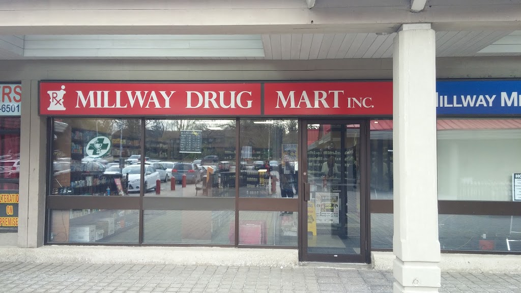 Millway Drug Mart Inc | 3200 Erin Mills Pkwy, Mississauga, ON L5L 1W8, Canada | Phone: (905) 607-8587