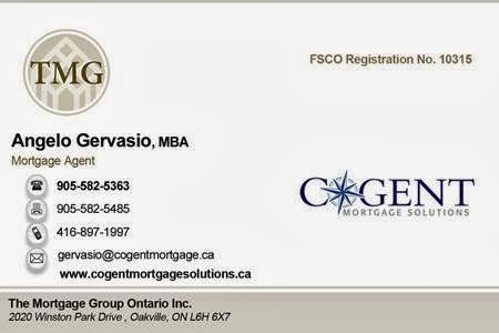 Cogent Mortgage Solutions - TMG The Mortgage Group 10315 | 1276 Greeniaus Rd, Oakville, ON L6J 6Y5, Canada | Phone: (905) 582-5363