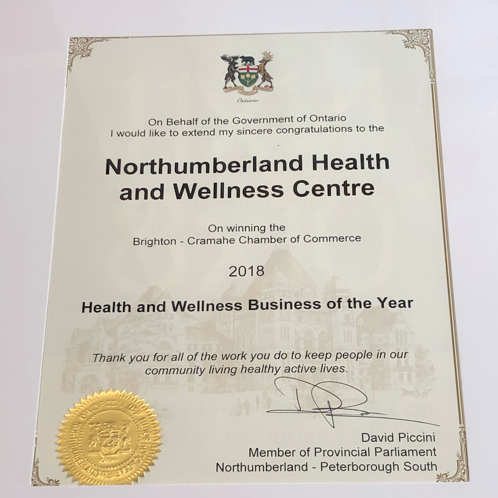 Northumberland Health and Wellness Centre | 12 Alice St, Brighton, ON K0K 1H0, Canada | Phone: (613) 475-2800