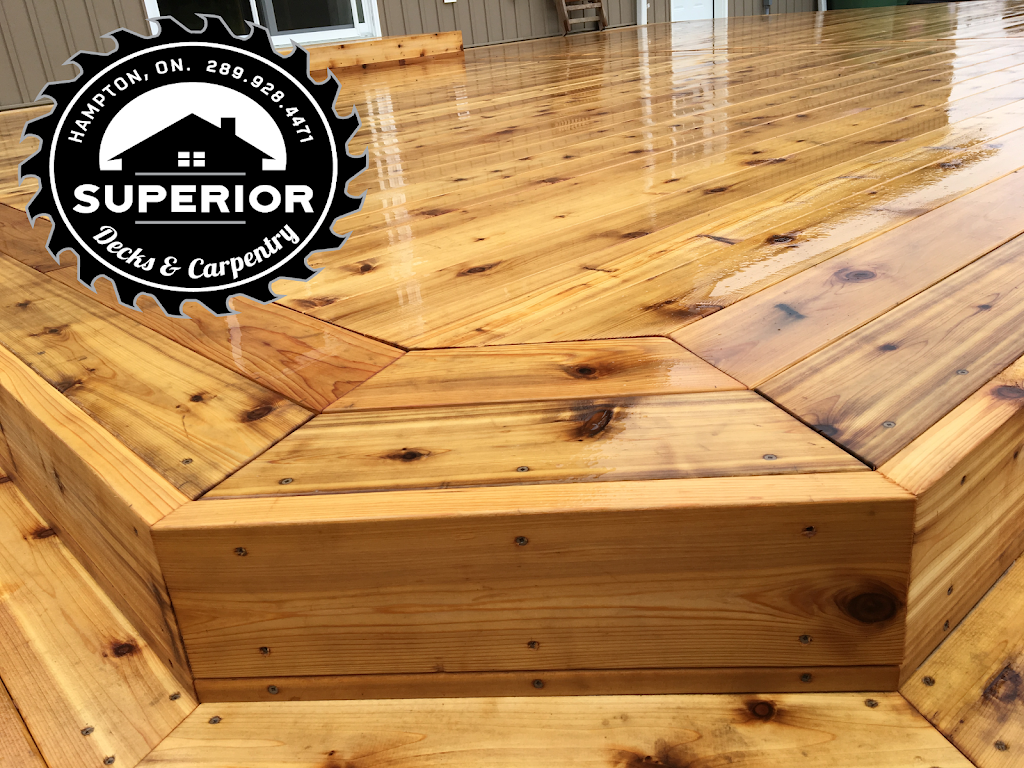 Superior Decks & Carpentry | 46 McCallum St, Hampton, ON L0B 1J0, Canada | Phone: (289) 928-4471