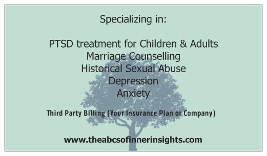 The Abcs of Inner Insights (Psychotherapy for PTSD & Trauma) | Cache Bay, ON P0H 1G0, Canada | Phone: (705) 358-9751