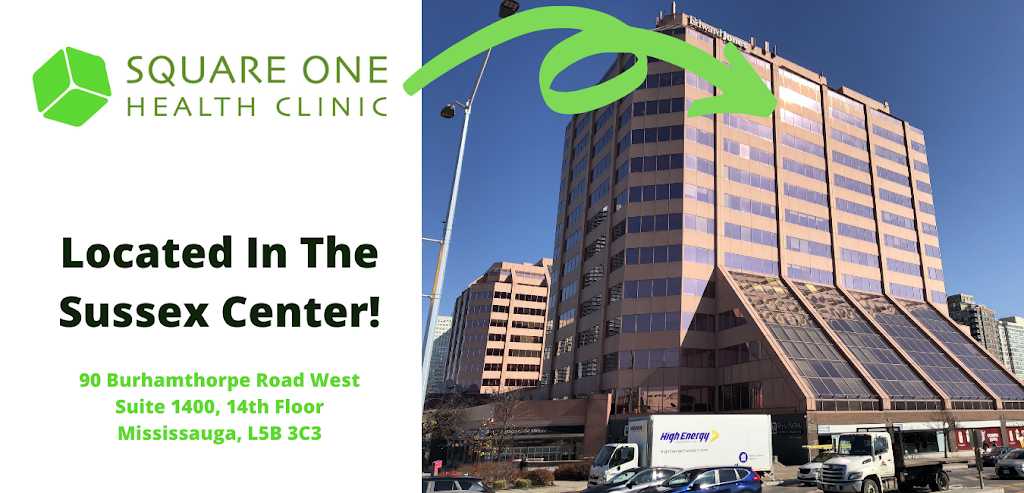 Square One Health Clinic - Chiropractor, Massage, Naturopathic Clinic | West Tower, 90 Burnhamthorpe Rd W #1400, Mississauga, ON L5B 3C3, Canada | Phone: (905) 462-1192